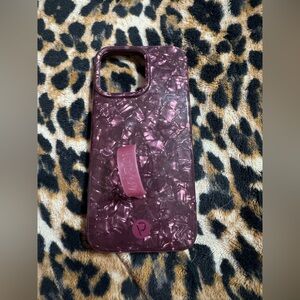 Loopy Case- Wine Opal Shell IPhone 15 Pro Max Case